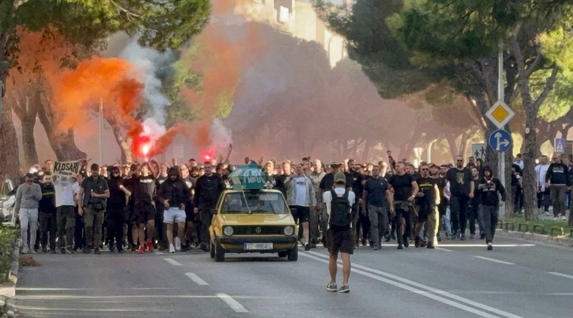 Sramotni pir potpunih idiota u Splitu: Divljaštvom i veličanjem nacizma ponizili antifašistički Hajduk, grad i Hrvatsku - I Hajduk se sramotno ponizio