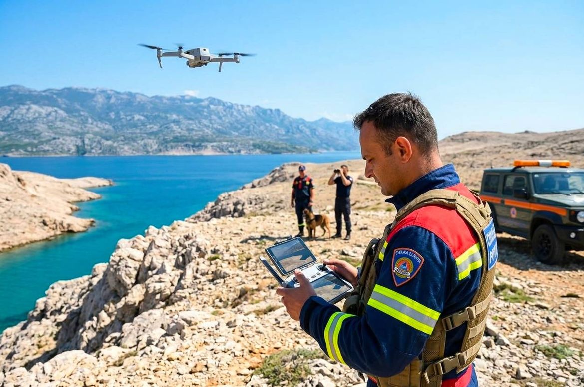 Grad Pag nabavio najsuvremeniji termalni dron za operativne službe
