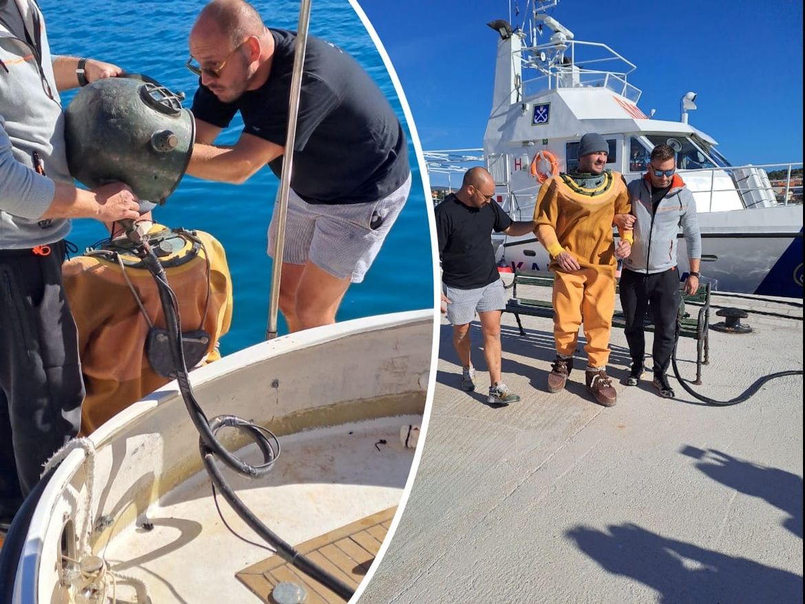 Moćan govor s 10 metara dubine kod Krapnja: Ronilac u opremi od 90 kg očitao lekciju svjetskim vođama!