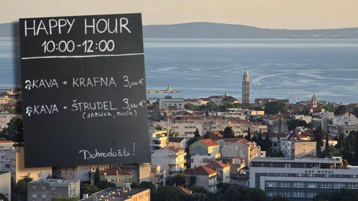 KAVA I ŠTRUDEL ZA 3 EURA U SPLITU? Nije šala, jedan restoran pokazao da se i to može