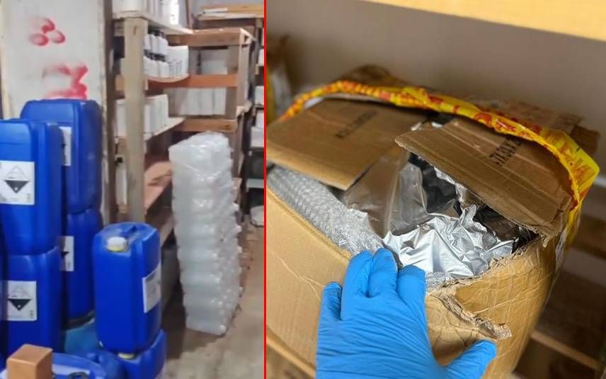 Splitska policija zaplijenila stotine kg kemikalija za izradu amfetamina i eksploziva!