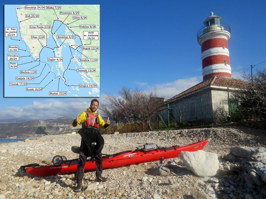 KAJAKOM OBILAZI SVE SVJETIONIKE Otočna Odiseja 2020 – Istra i Kvarner