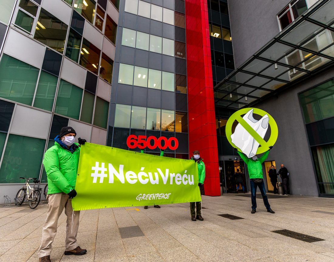 GREENPEACE 65.000 građana protiv plastičnih vrećica