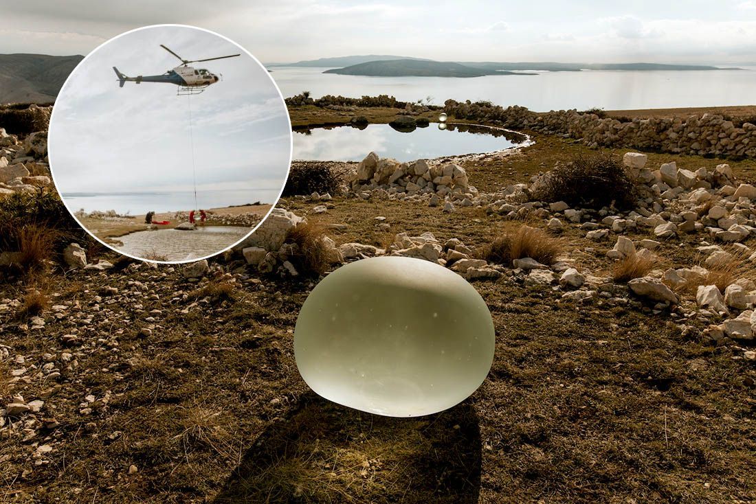 UMJETNOST NA KVARNERU Helikopter iznad Baške spustio Kapi, a ronioci u Voloskom Čistača