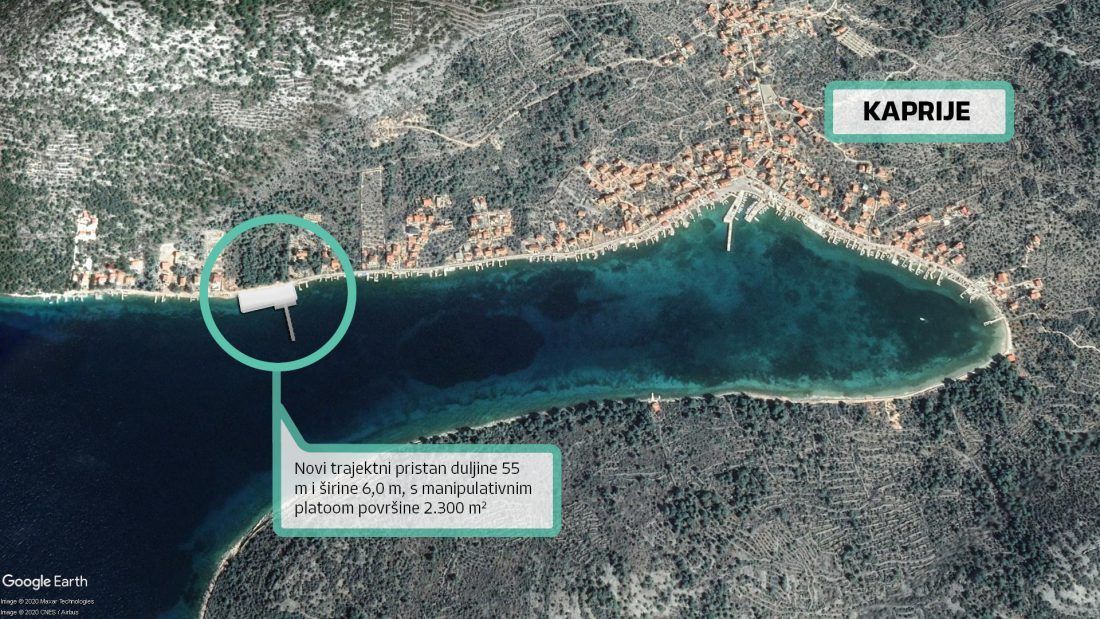 Bolje veze prema udaljenim otocima: Za godinu dana novi trajektni pristan na otoku Kapriju