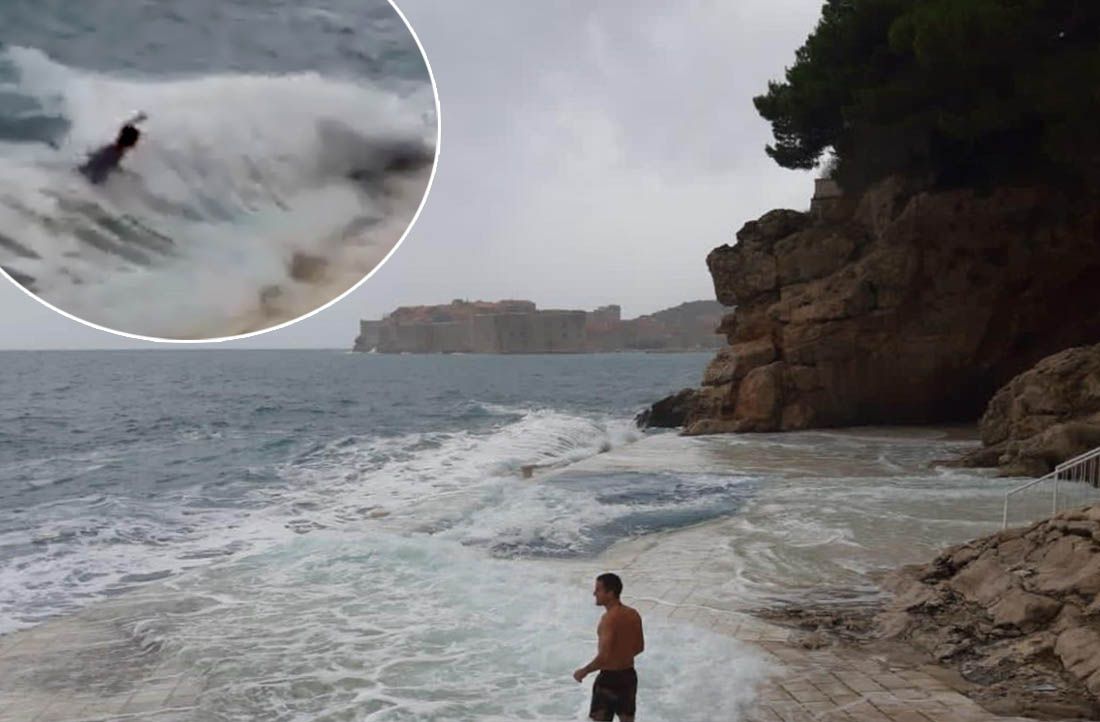 Dubrovčanin se okupao u prosincu i to usred jakog juga