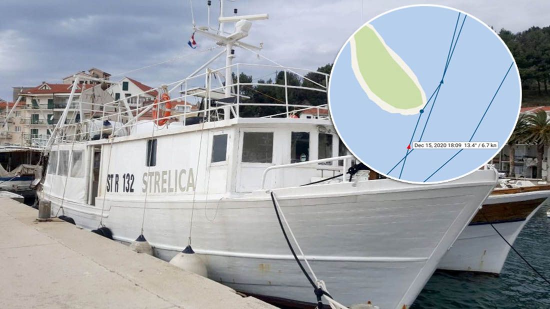 U arhipelagu Drvenika Velog nasukala se koća