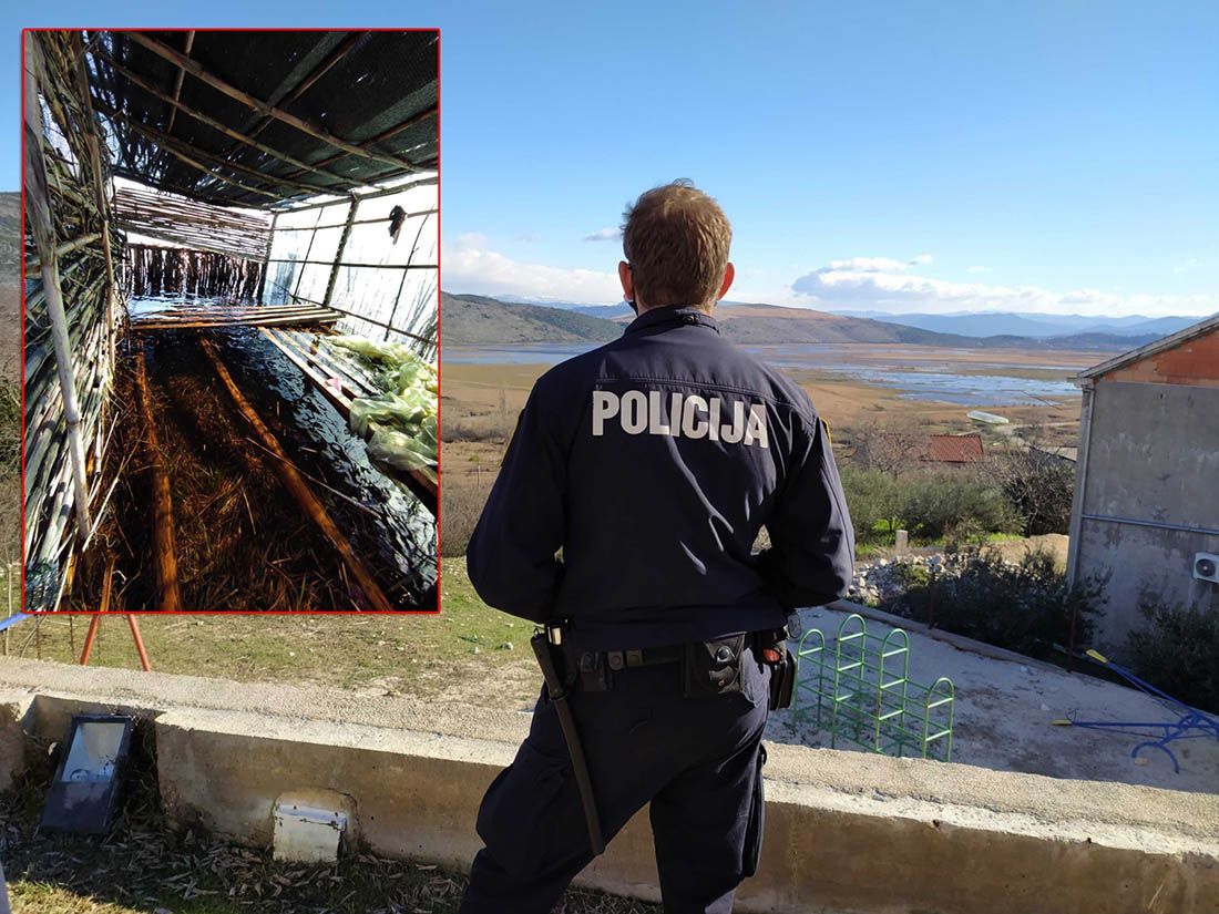 Policija uklonila ilegalnu čeku za krivolov u ornitološkom rezervatu Prud u dolini Neretve