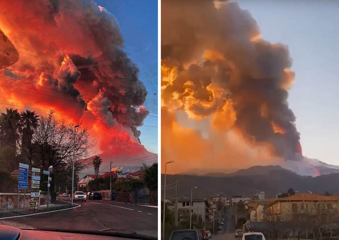 Ponovno erumpirala Etna