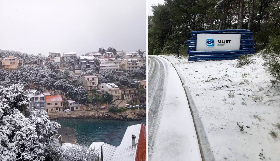 Zabijelilo na Korčuli i Mljetu, svjetioničari s Palagruže u zadnji čas odradili smjenu