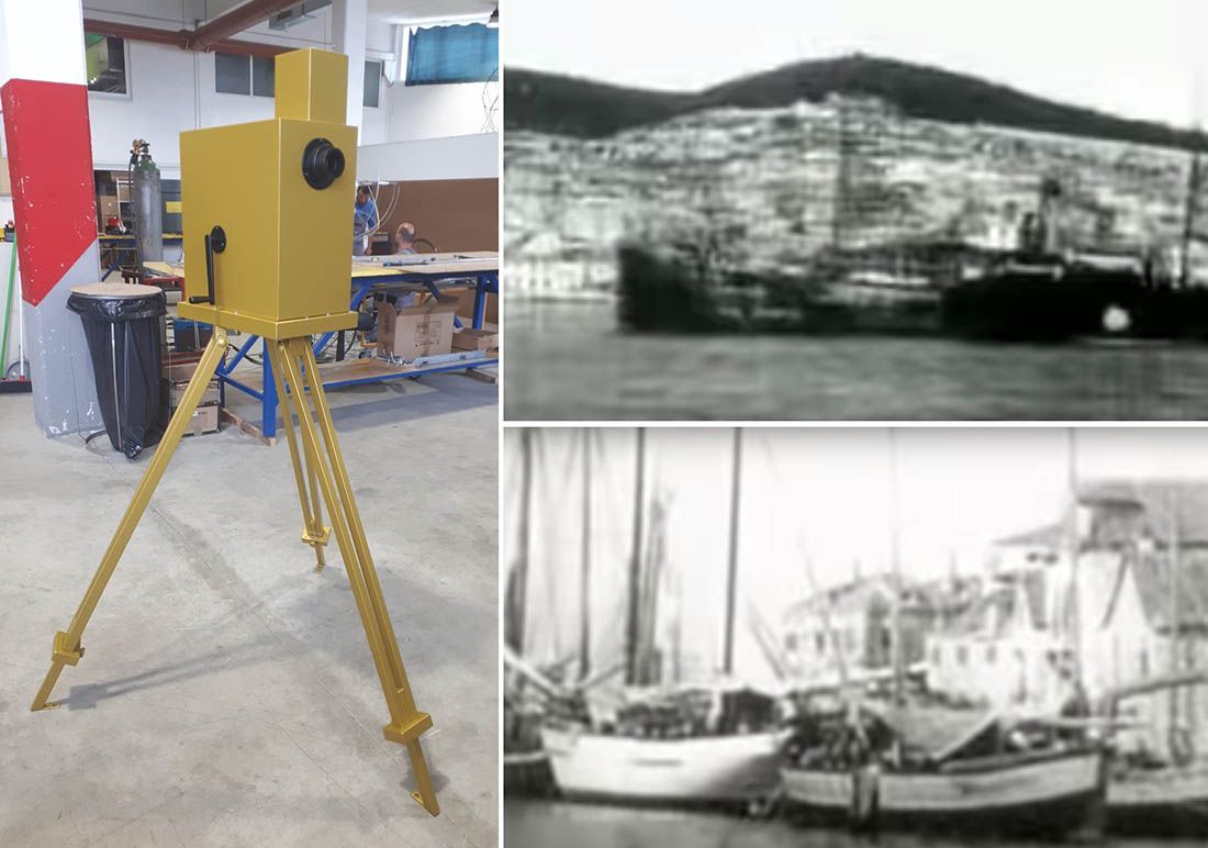 NOVA INSTALACIJA U ŠIBENIKU Prije 123 godine ovdje su snimljeni najstariji filmski kadrovi Europe