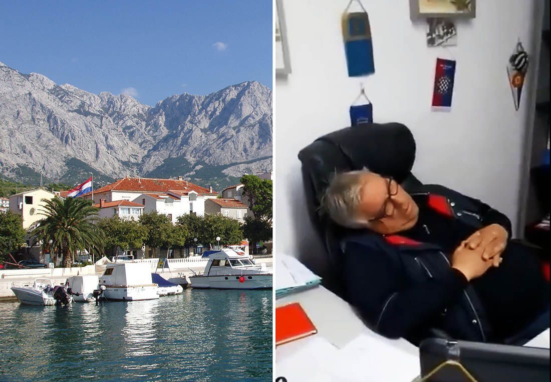 VIDEO Ako ste nekad pokušali doći do općinskog pročelnika Baške Vode, evo zašto niste mogli