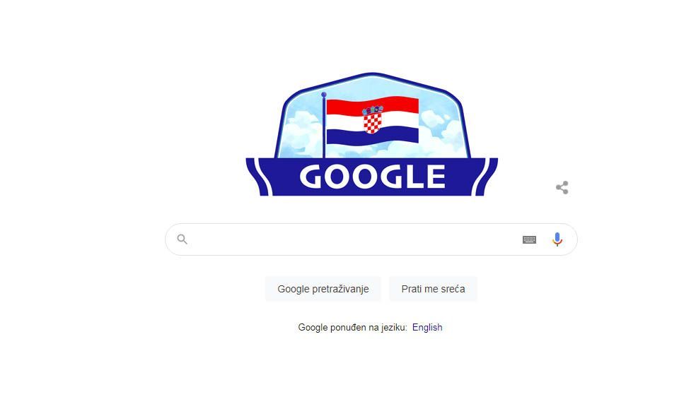 DAN DRŽAVNOSTI Brod s hrvatskom zastavom i na Google tražilici