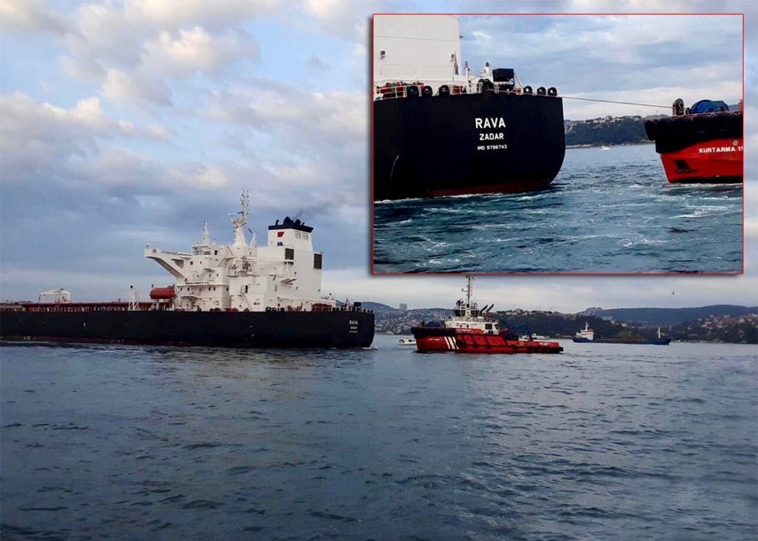 FOTO/VIDEO Tanker zadarske Tankerske plovidbe blokirao Bospor i nekontrolirano plutao prema obali