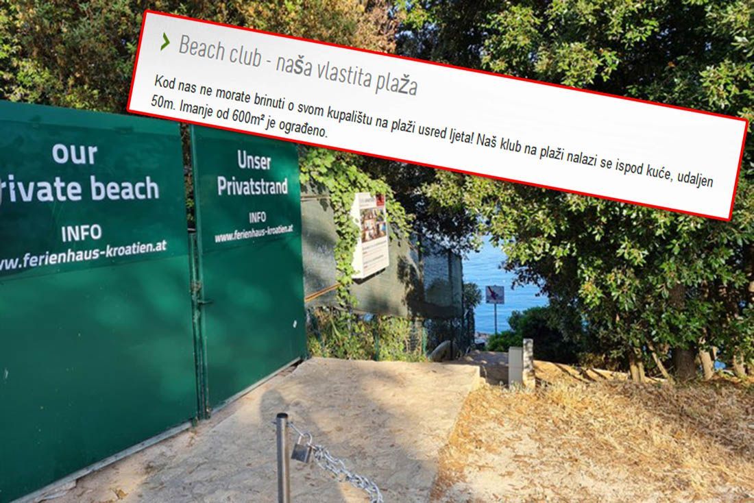 Austrijski iznajmljivači iz Pule lažu goste: “Možete na javnu, a imate i našu vlastitu plažu”