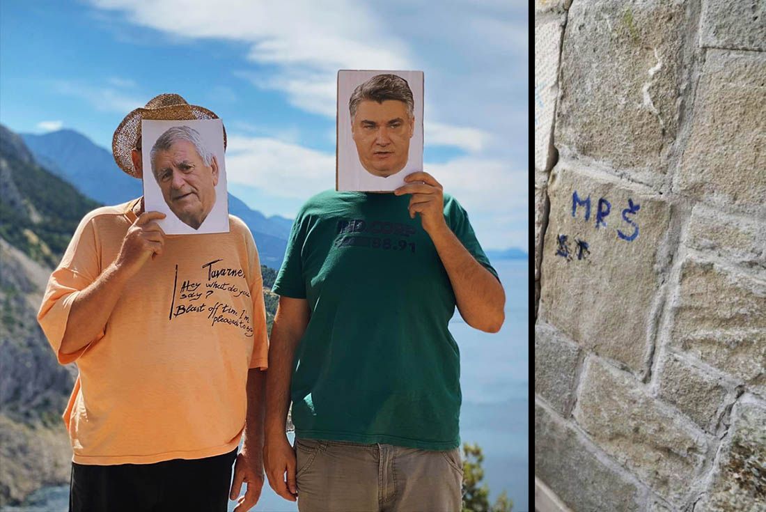 PORUKA PROSVJEDNIKA: “Latkoviću i Milanoviću suditi za ugrozu cjelovitosti i okupaciju Republike Hrvatske!”