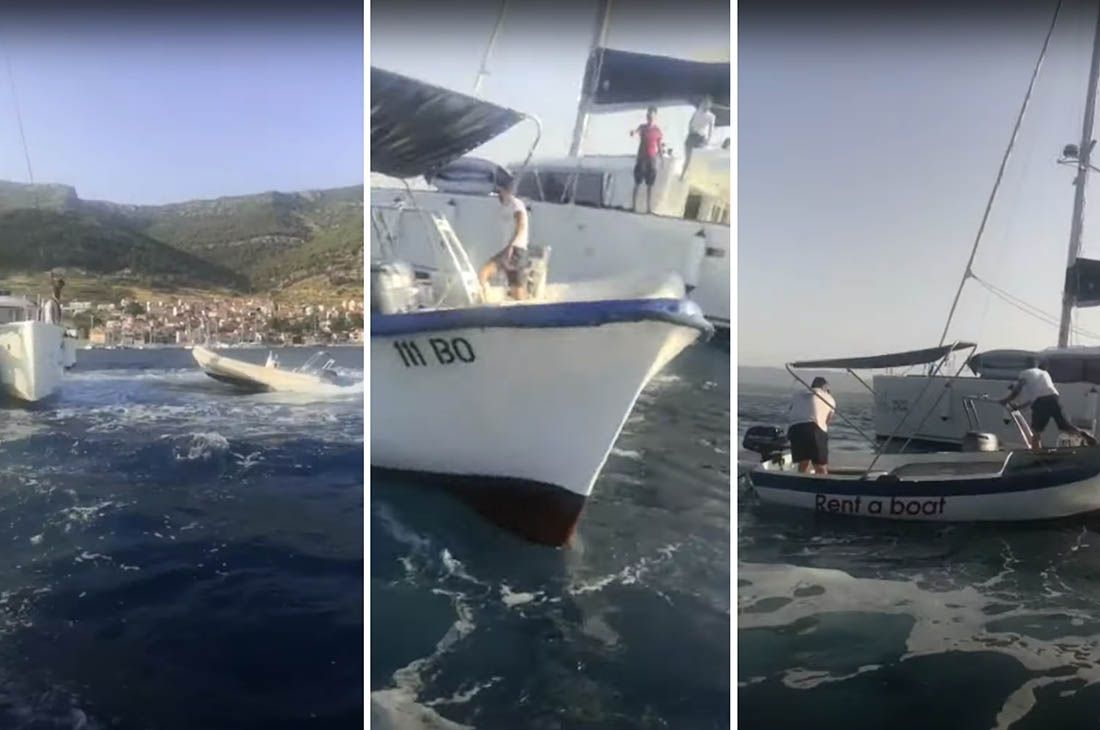 VIDEO SPAŠAVANJA Muškarac kod Bola pao s gumenjaka, propeler mu zahvatio nogu