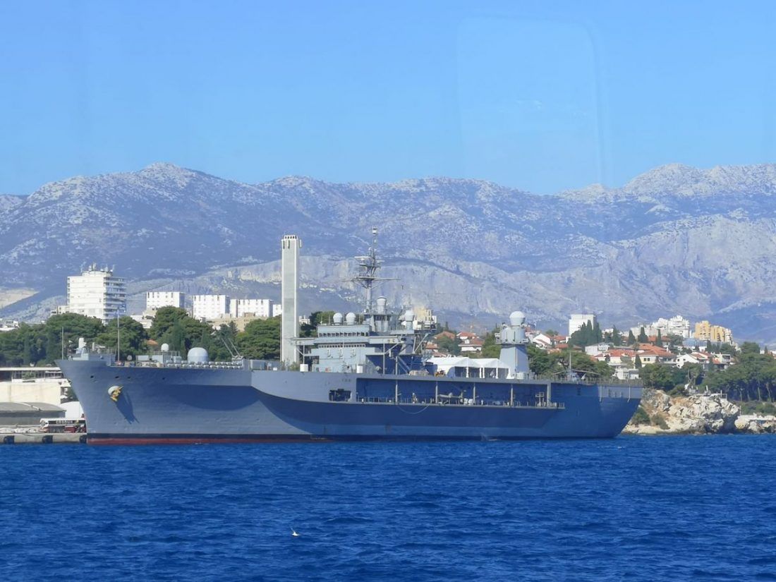 U Split uplovio USS Mount Whitney, jedan od dva zapovjedna broda Američke ratne mornarice
