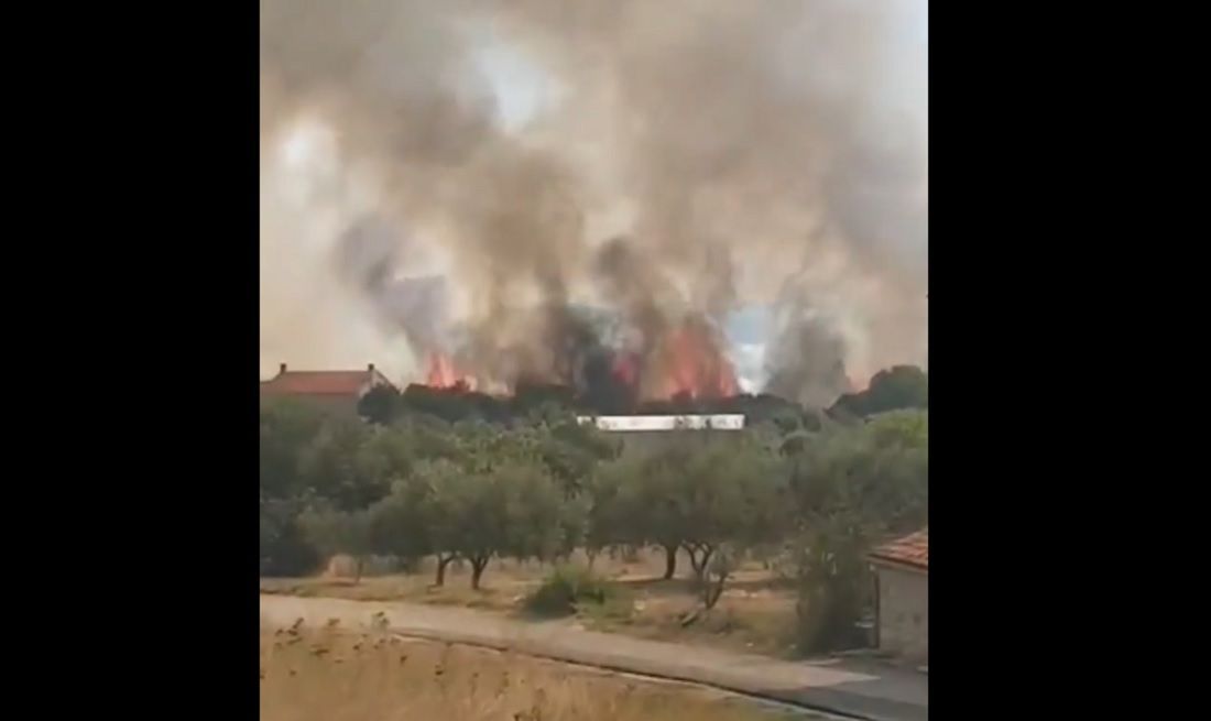 VELIKI POŽAR KOD PULE Gorjelo u blizini kuća, ali stavljen je pod nadzor