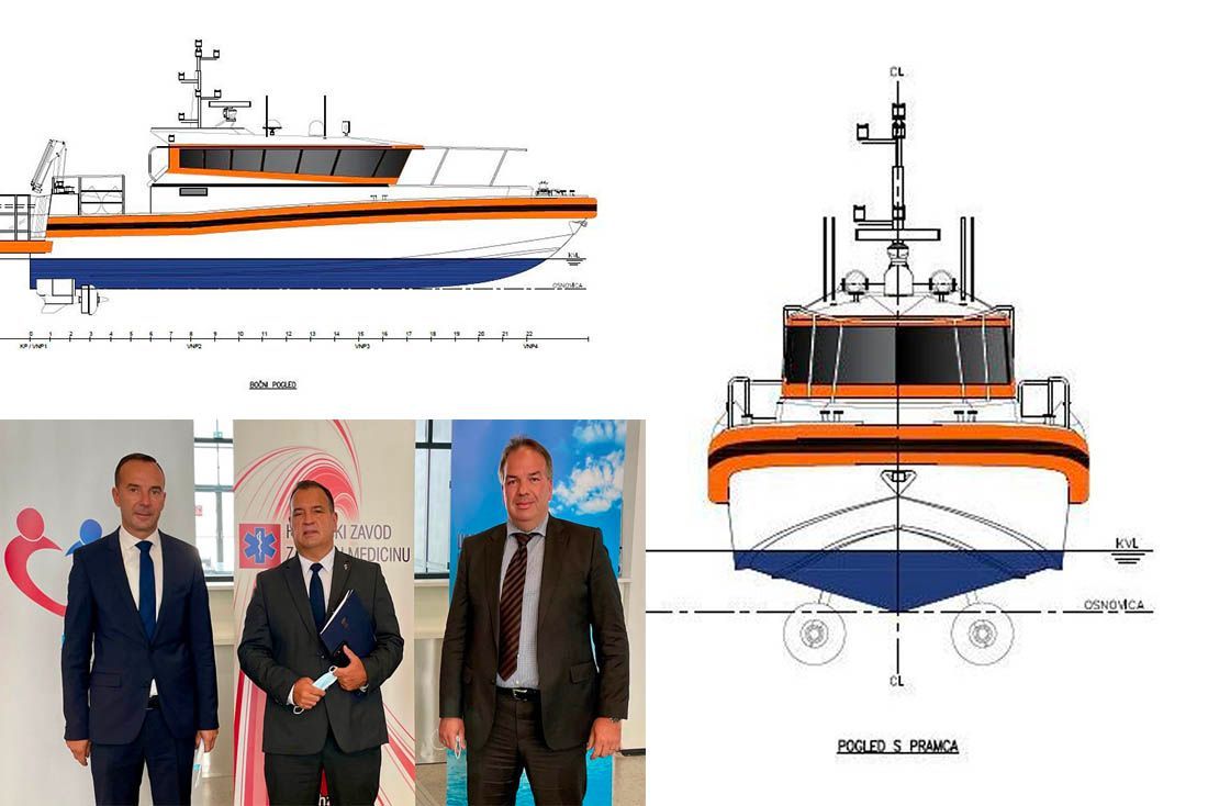 Iskra Šibenik i Tehnomont Pula grade 6 brzih brodova za hitnu medicinsku pomoć na otocima
