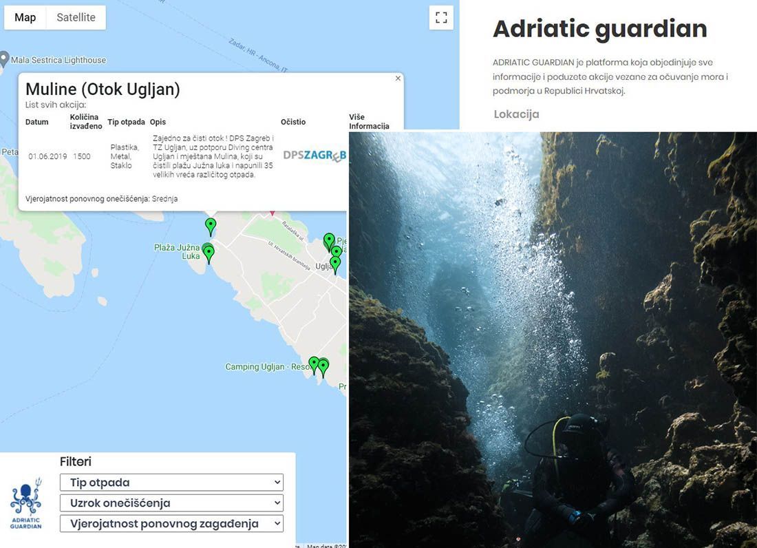 ADRIATIC GUARDIAN Nova platforma za prikupljanje dragocjenih podataka o onečišćenju podmorja