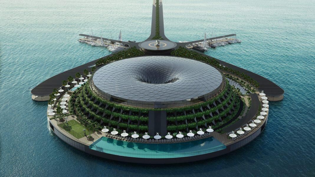 VIDEO Futuristički rotirajući hotel na površini mora koji će biti potpuno samoodrživ