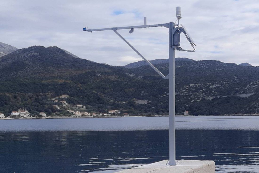 U uvali Slano instalirana oprema za mjerenje meteoroloških i hidroloških parametara