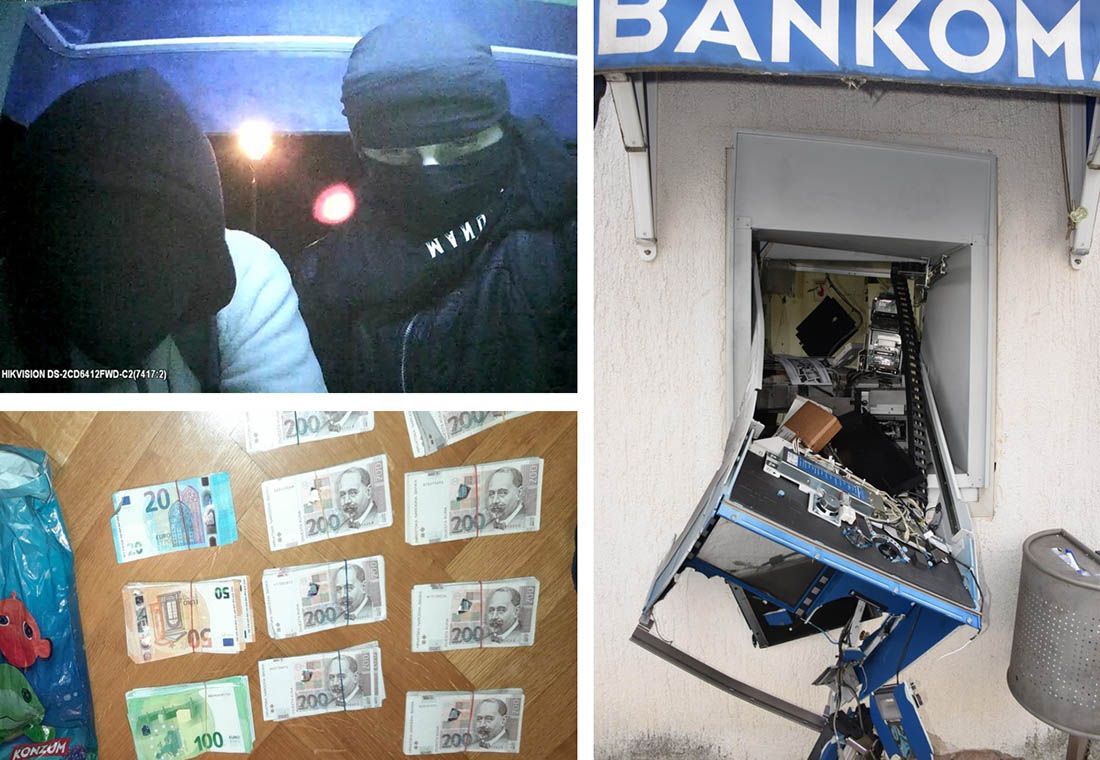 Riječka policija razotkrila šest pljačkaša za provale u bankomate uporabom vojnog eksploziva