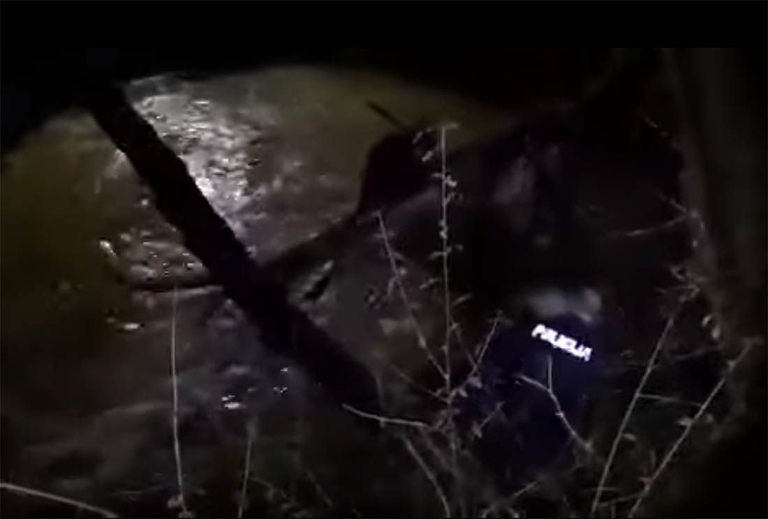 VIDEO Istarska policija spasila ženu iz rijeke, u tijeku potraga za djetetom