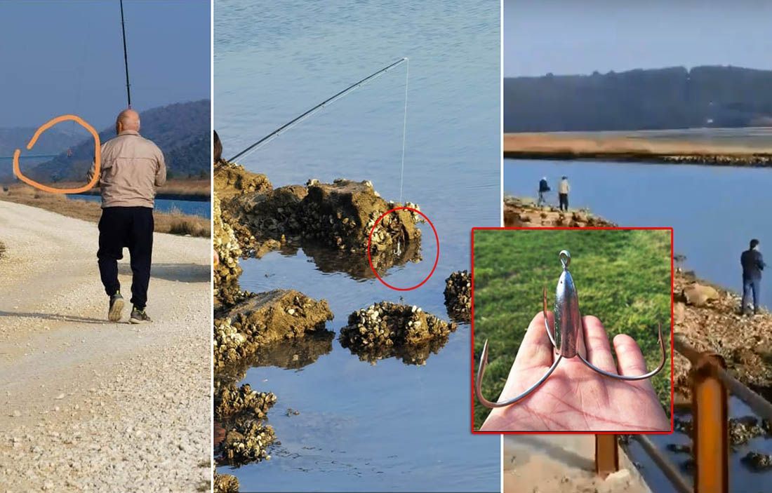 VIDEO Više osoba snimljeno u krajnje nehumanom i nedozvoljenom ribolovu na ušću rijeke Mirne!