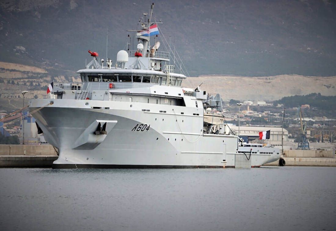 Brod francuske Nacionalne mornarice u posjetu Splitu