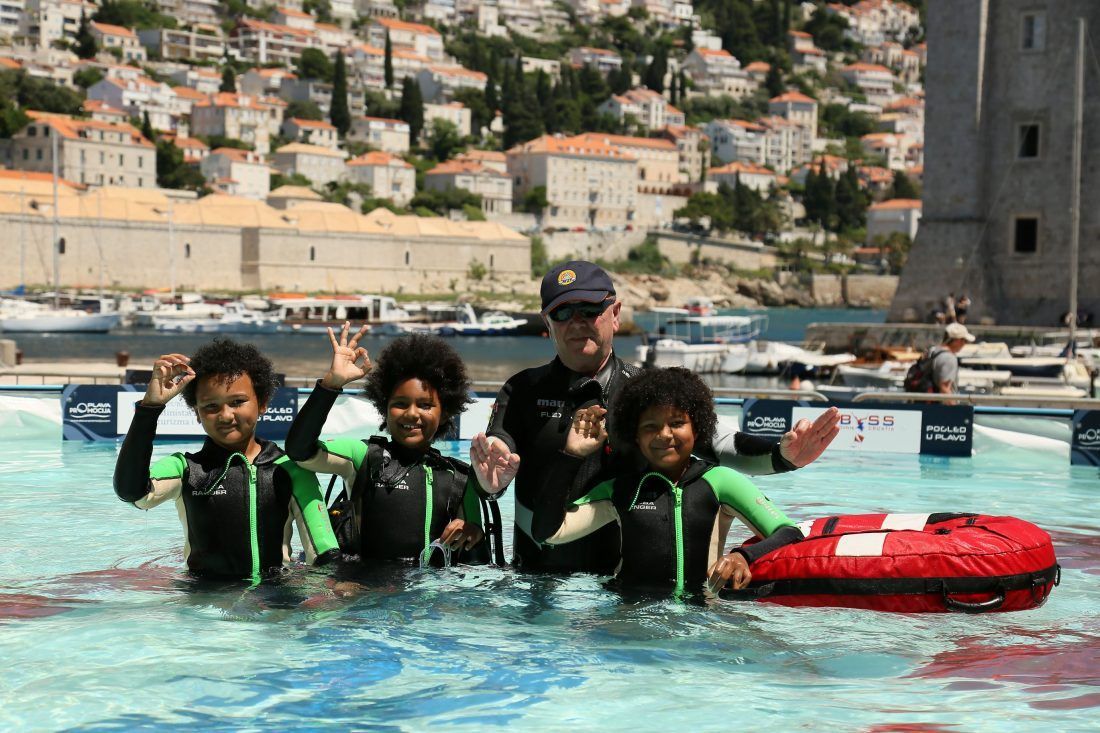 U sklopu Eko Dubrovnik 2022. ronilo se pored dubrovačkih zidina
