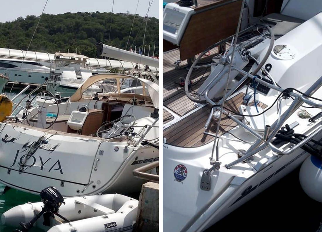 I NAKON HORVATINČIĆA – “HORVATINČIĆ” Ovo je ostalo od jedrilice na koju je nasrnuo mađarski nautičar