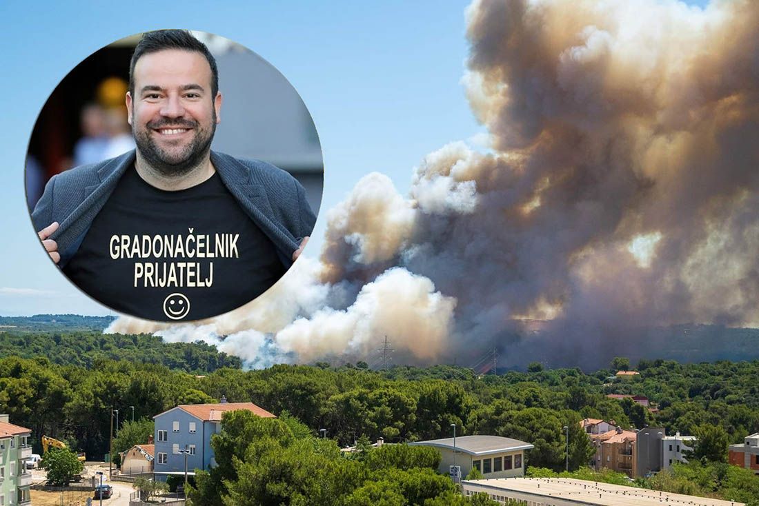 Gradonačelnik Pule bio u Barceloni dok je gorio grad, pa se obračunao s kritičarima: “Junaci društvenih mreža i teroristi”