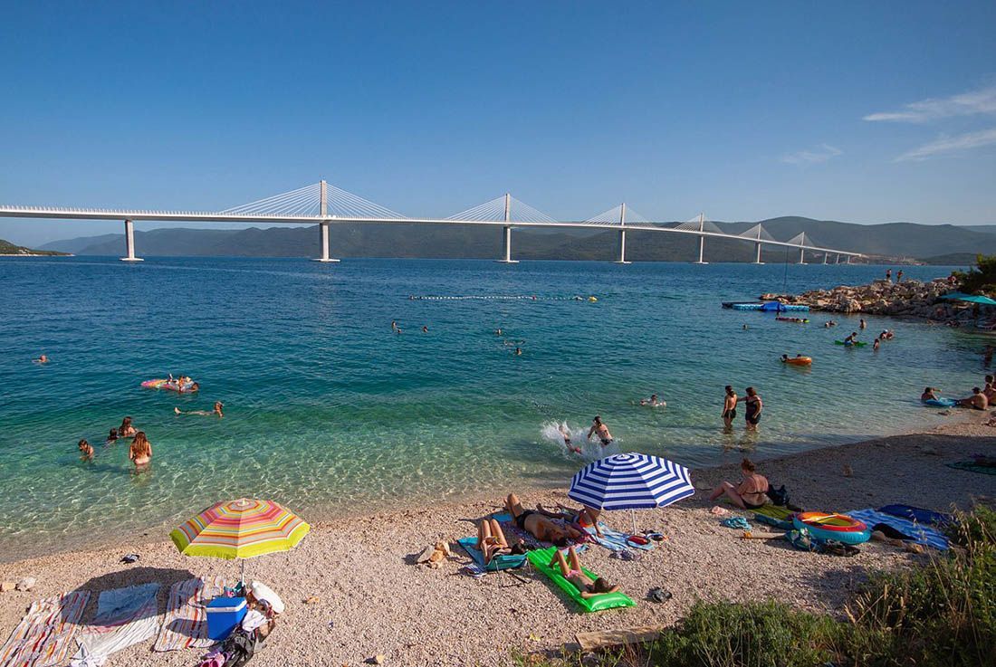 FOTO Pogledajte kako izgleda Pelješki most tri tjedna prije službenog puštanja u promet