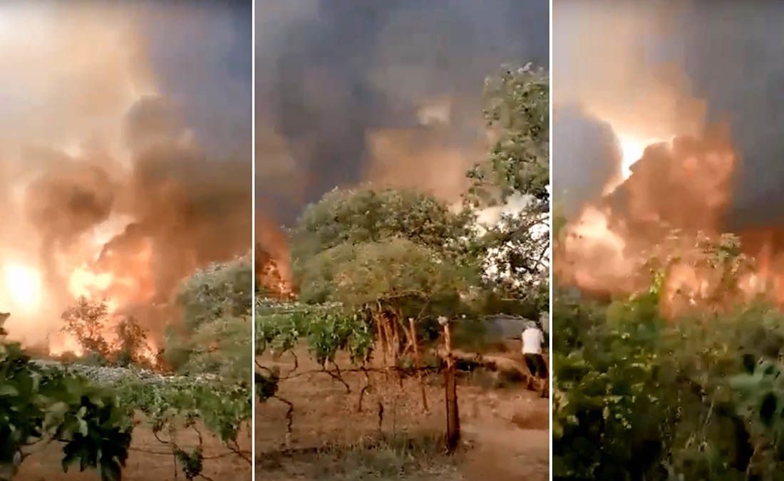 DRAMATIČAN VIDEO Okruženi buktinjom, spasio ih kanader: “Bježite, ostavi to i bježi od tamo!”