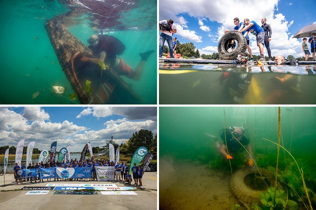 FOTO Ronioci iz Jaruna izvadili 700 kg otpada!
