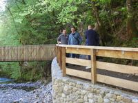 Obnovljen pješački most u Nacionalnom parku Risnjak