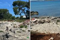 POPUT ČETNIČKIH BARIKADA 90-ih - Ogradili kamp velikim gromadama stijena u Medulinu: "Sve da se ne može pješke obalom bez penjanja!"