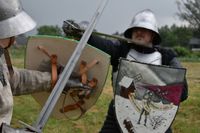 FOTO IX. Paški srednjovjekovni sajam donosi bogat program povijesnih prikaza, viteških borbi i kreativnih radionica