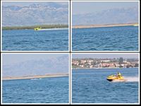IDIOTIZAM Ovako usred požara koji hara zadarskom okolicom ovaj tip jet skijem kanaderima ne dopušta gasiti!