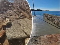 Zbog jakih oluja nastala velika šteta: Pogledajte koje se luke na području Umaga hitno obnavljaju!