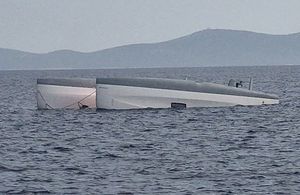 Kod Oliba se prevrnuo francuski katamaran: "Brodolomci su ispalili signalne rakete"
