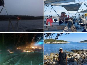 Nizozemska obitelj obranila od požara otočić Mladine u Parku prirode Lastovsko otočje“!
