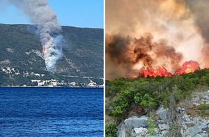 Veliki požar na granici Crne Gore i BiH bliži se Prevlaci!