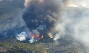 FOTO/VIDEO Požari na Velebitu, Dinari i u Slanom kod Dubrovnika