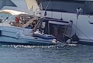 VIDEO Žestoki sudar glisera i brodice na Šolti!