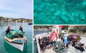 Splitski ronioci očistili podmorje ispred Drvenika Velikog