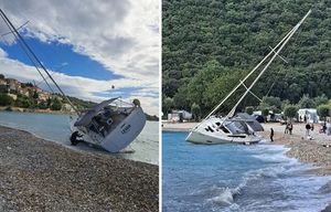 U Rapcu se nasukala jedrilica sa 7 Čeha - Vatrogasci: "Bili su u velikoj panici!"
