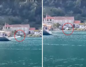 VIDEO Gumenjak bez kontrole se zabio u mul ispred kuće u Rijeci dubrovačkoj